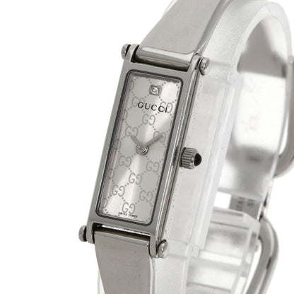 Gucci GG Square Face Bangle Watch SS