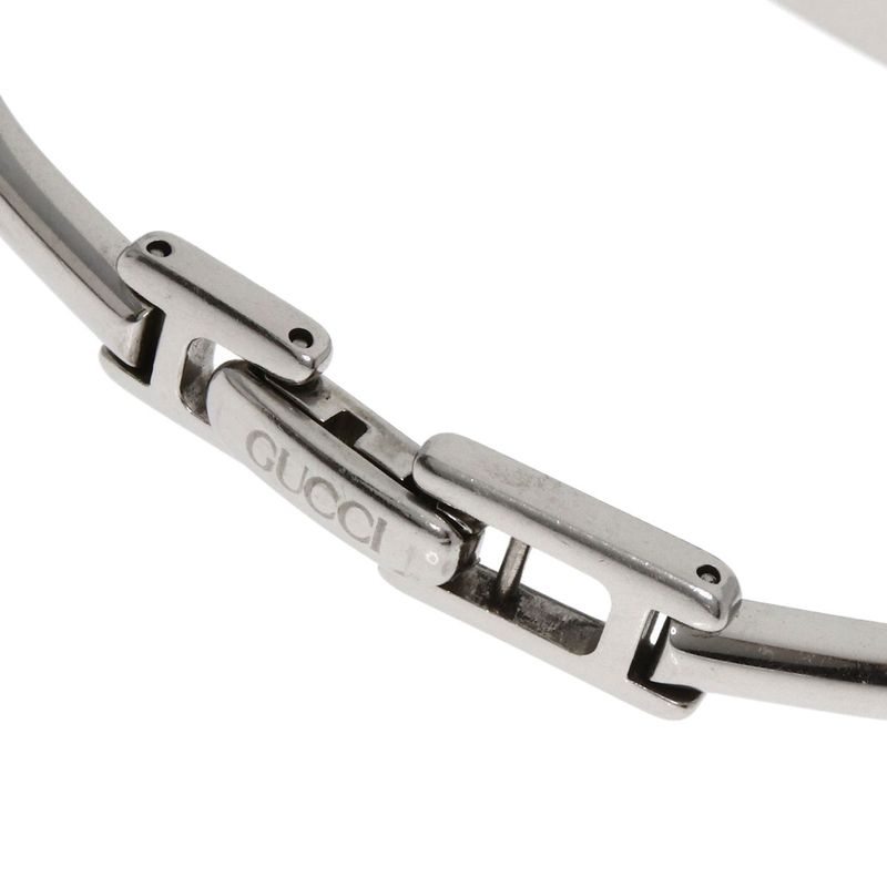 Gucci Square Face Bangle Watch SS