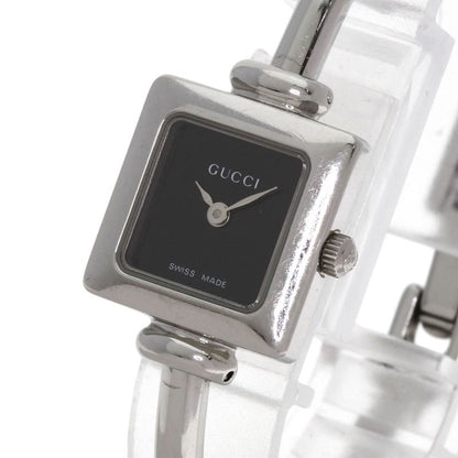 Gucci Square Face Bangle Watch SS
