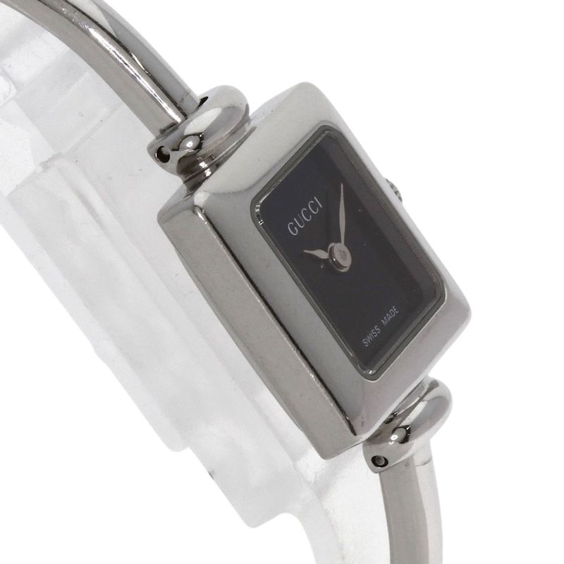 Gucci Square Face Bangle Watch SS
