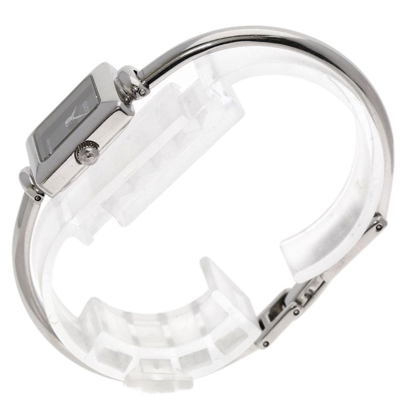 Gucci Square Face Bangle Watch SS