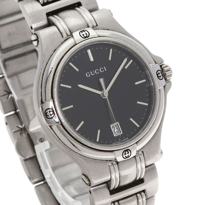 Gucci Round Face Watch SS