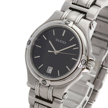Gucci Round Face Watch SS