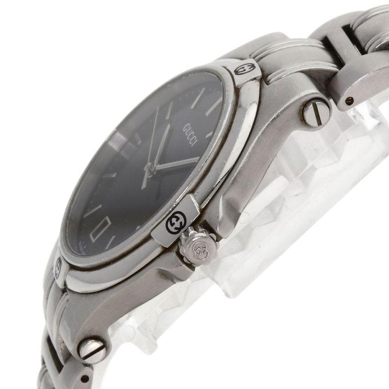 Gucci Round Face Watch SS