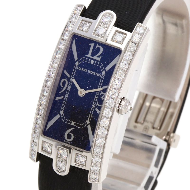 Harry Winston Avenue-c Aventurine Limited to 200 Watches 18K White