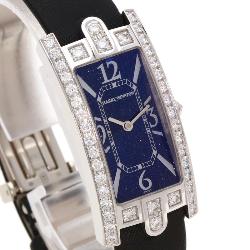 Harry Winston Avenue-c Aventurine Limited to 200 Watches 18K White
