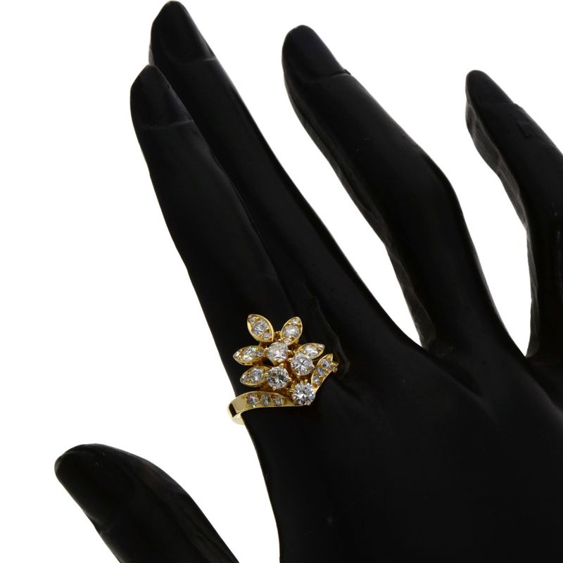 Van Cleef & Arpels Diamond Vintage Ring 18K Yellow
