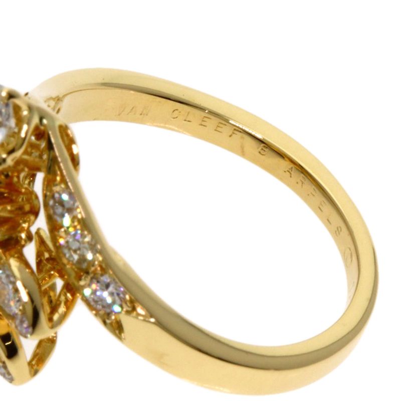 Van Cleef & Arpels Diamond Vintage Ring 18K Yellow