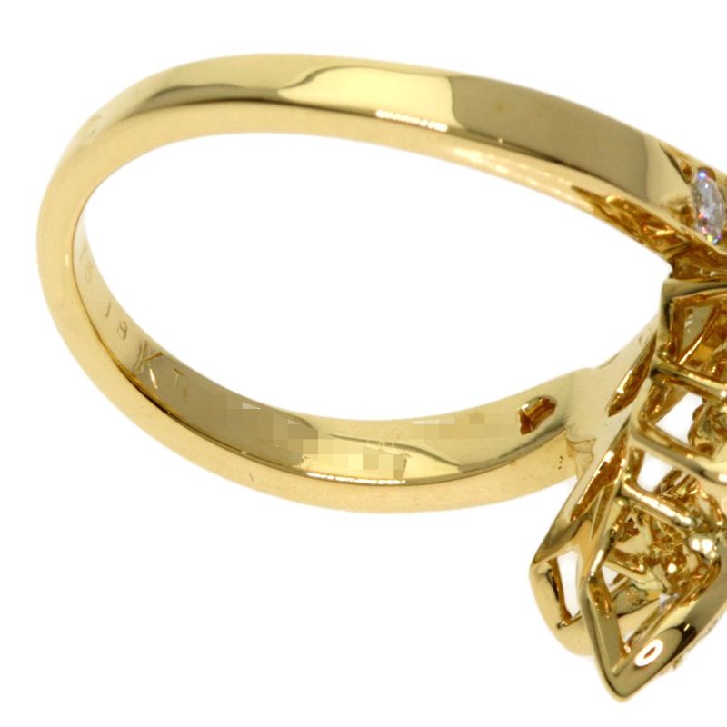 Van Cleef & Arpels Diamond Vintage Ring 18K Yellow