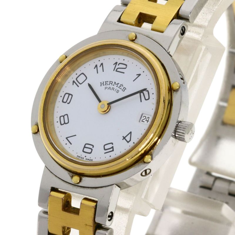 Hermes Clipper Old Buckle Watch SS Ssxgp
