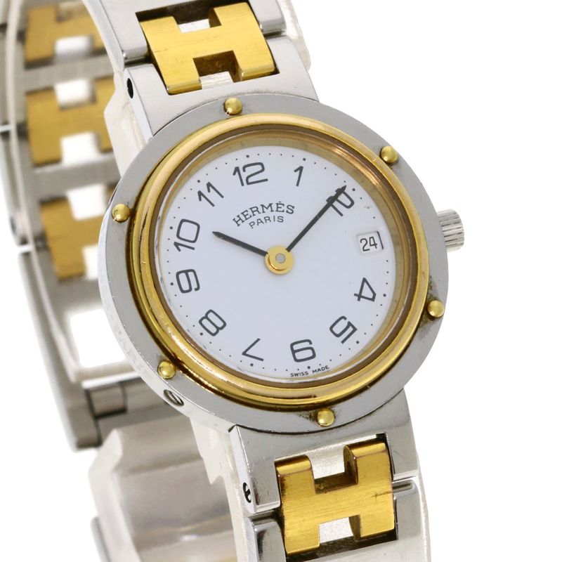 Hermes Clipper Old Buckle Watch SS Ssxgp