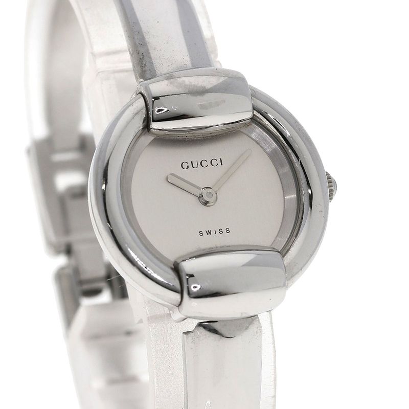 Gucci Round Face Watch SS