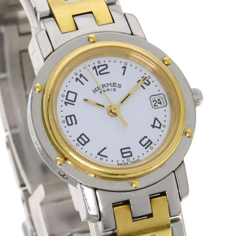 Hermes Clipper Watch SS Ssxgp