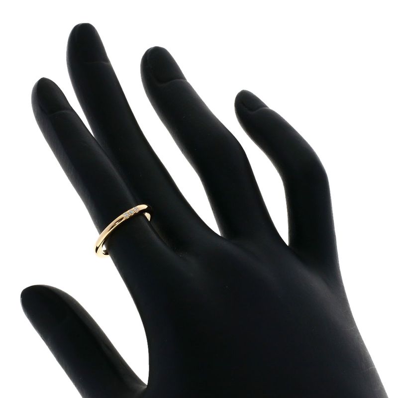 Tiffany & Co. Classic Band Diamond Ring 18K Pink Gold
