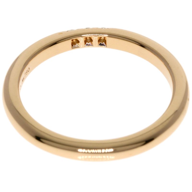 Tiffany & Co. Classic Band Diamond Ring 18K Pink Gold
