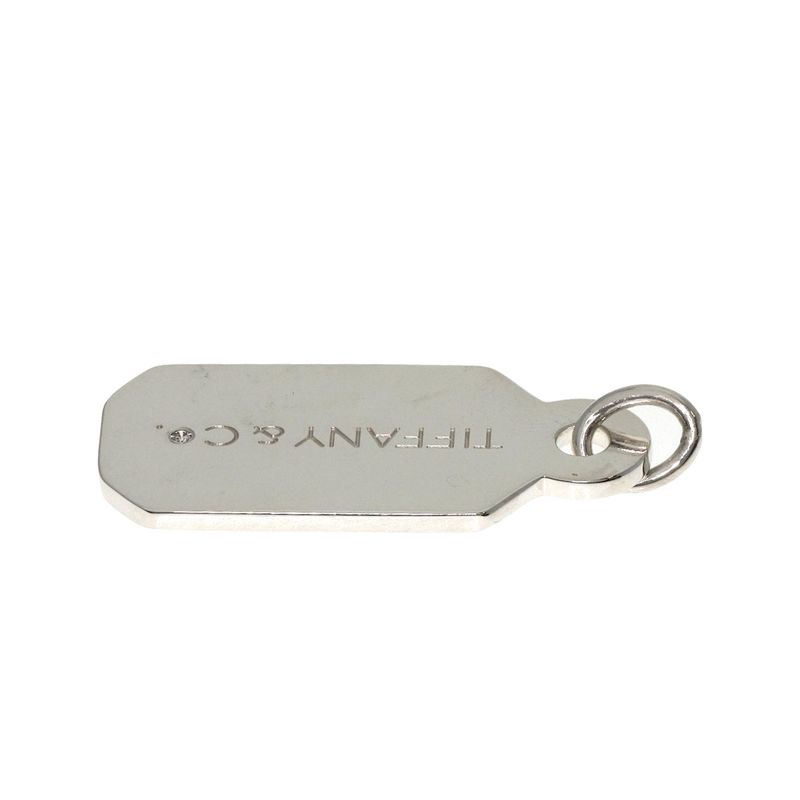 Tiffany & Co. Tag Plate Diamond Pendant Top