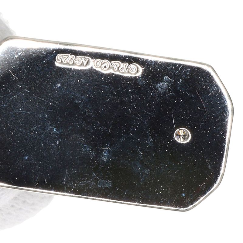 Tiffany & Co. Tag Plate Diamond Pendant Top