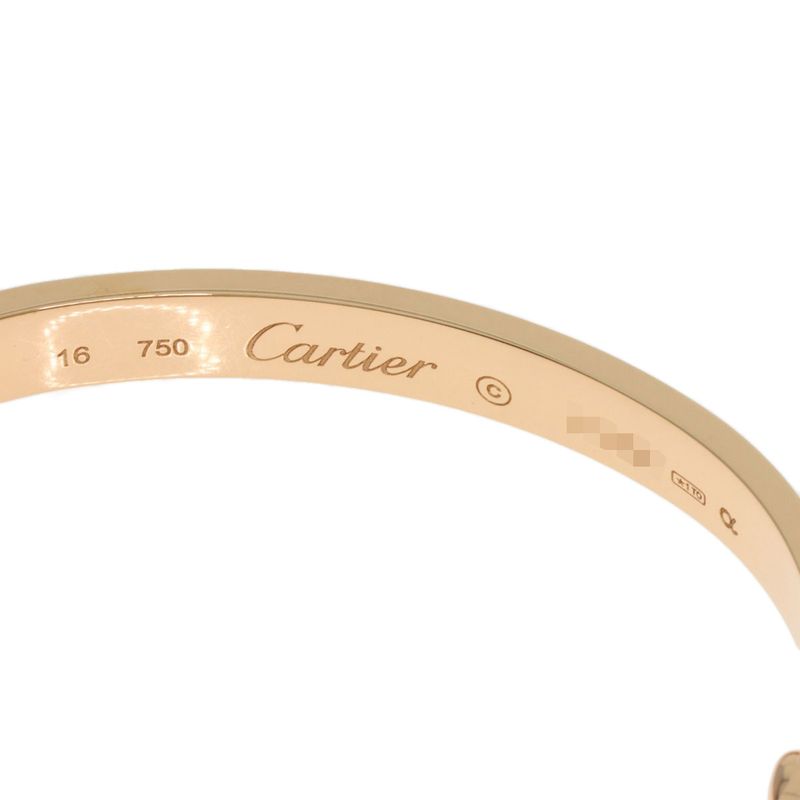 Cartier Love Bracelet 16 Bracelet 18K Pink Gold
