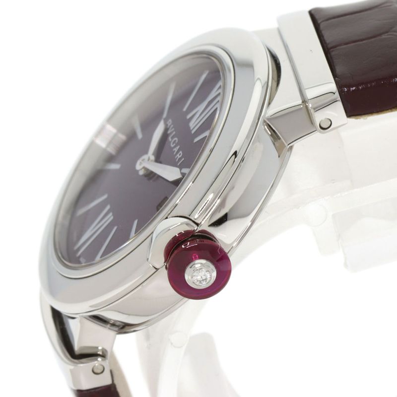 Bvlgari Luchea Watch SS Leather