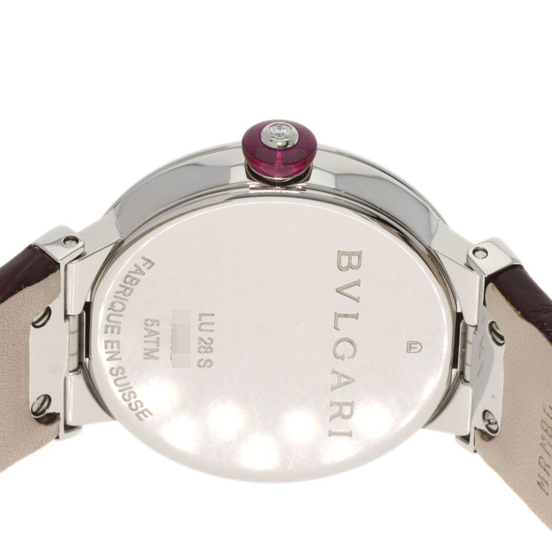 Bvlgari Luchea Watch SS Leather