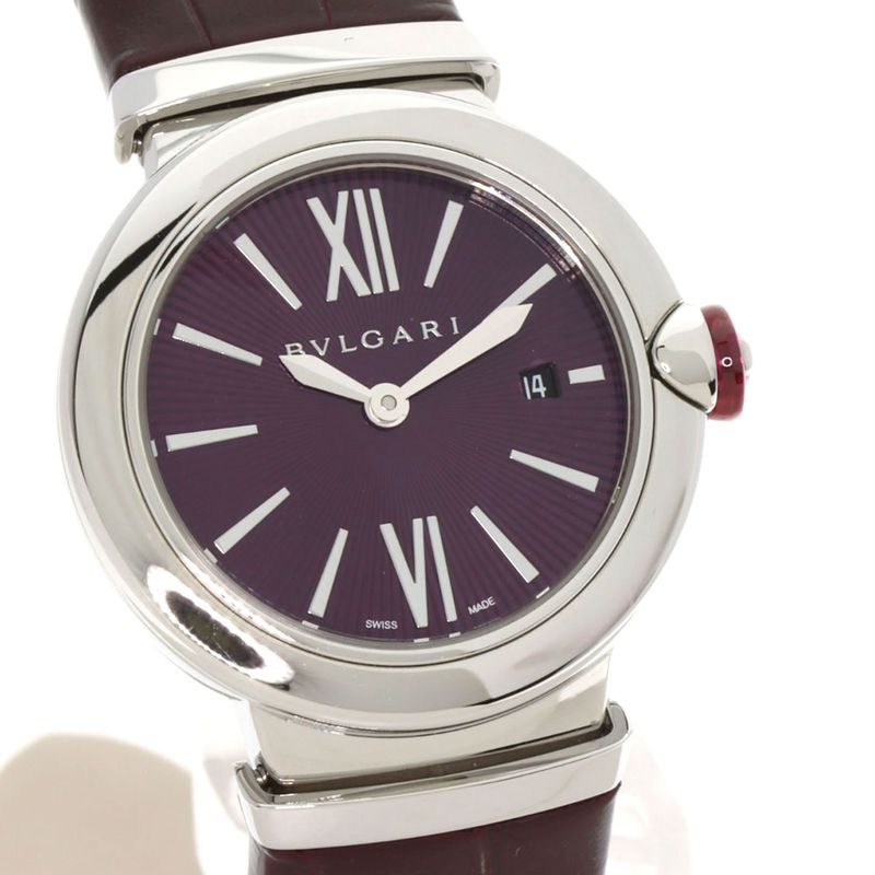 Bvlgari Luchea Watch SS Leather