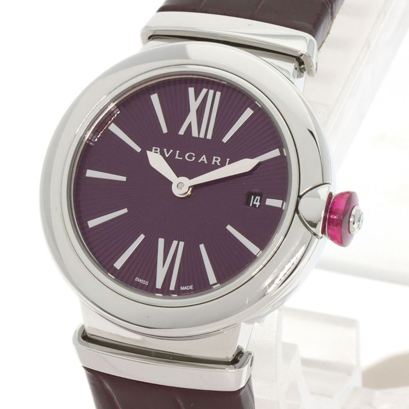 Bvlgari Luchea Watch SS Leather