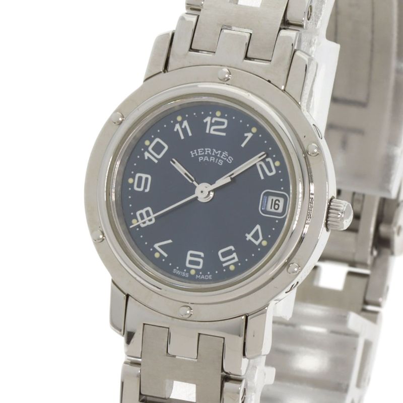 Hermes Clipper Watch SS