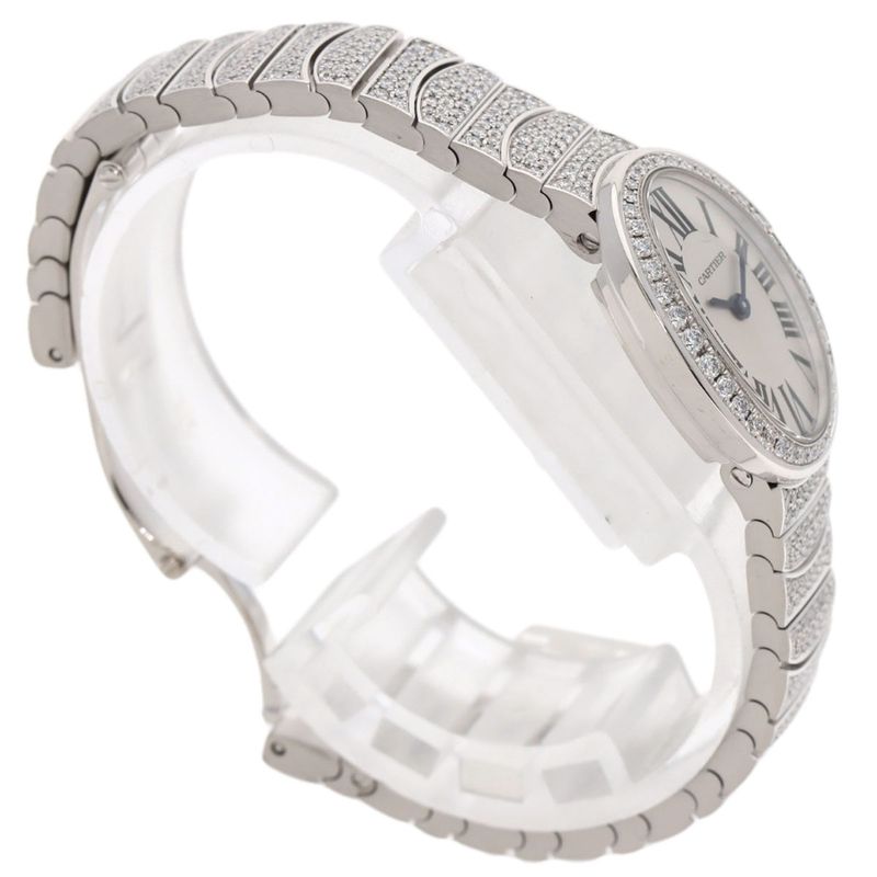 Cartier Mini Venuere Diamond Watch 18K White Gold Goldx