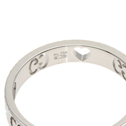 Gucci Icon Heart Ring 18K White Gold