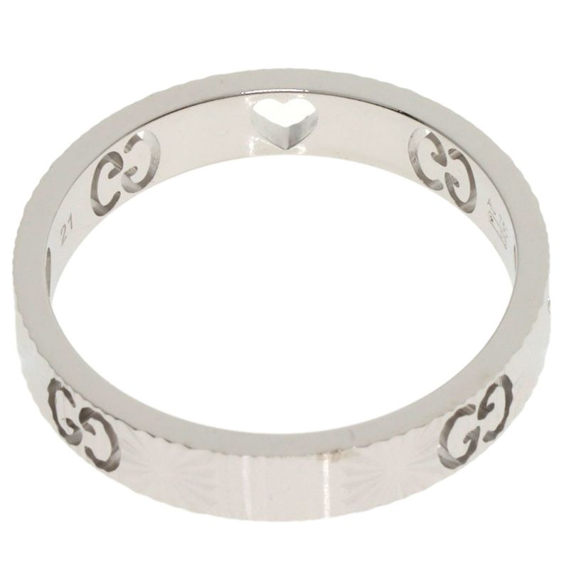 Gucci Icon Heart Ring 18K White Gold