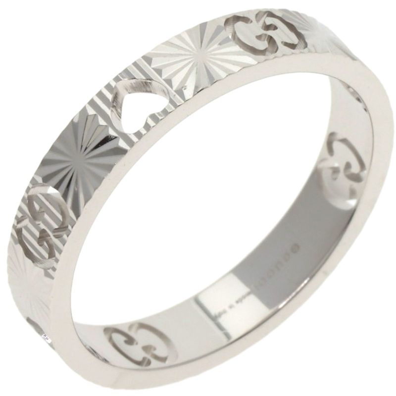 Gucci Icon Heart Ring 18K White Gold