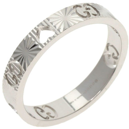 Gucci Icon Heart Ring 18K White Gold