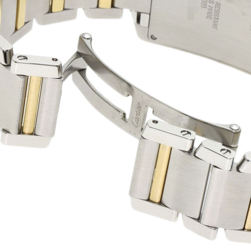 Cartier Tank Francaise Chrono Reflex Watch SS Yellow Gold