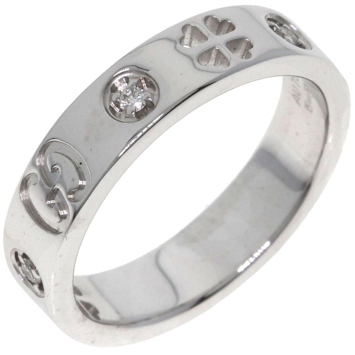 Gucci Icon Amor Forever Diamond Ring 18K White Gold