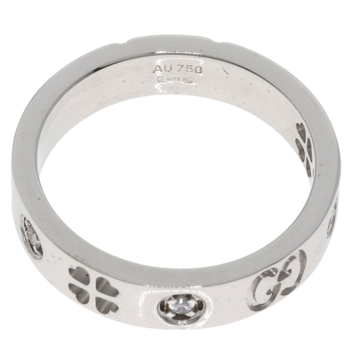 Gucci Icon Amor Forever Diamond Ring 18K White Gold