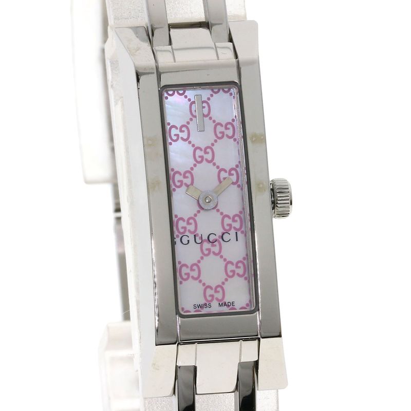 Gucci Square Face Watch SS