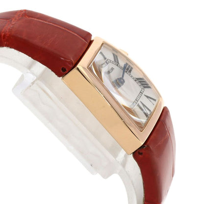 Cartier Ladonya SM Watch 18K Pink Gold Leather