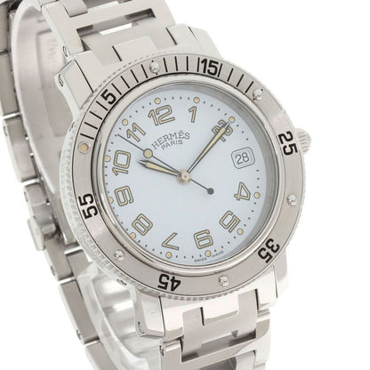 Hermes Clipper Diver Watch SS