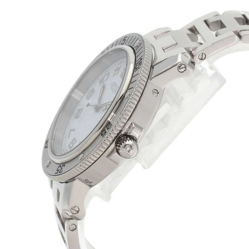 Hermes Clipper Diver Watch SS