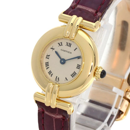 Cartier Must Colise Watch 18K Yellow Gold Leather