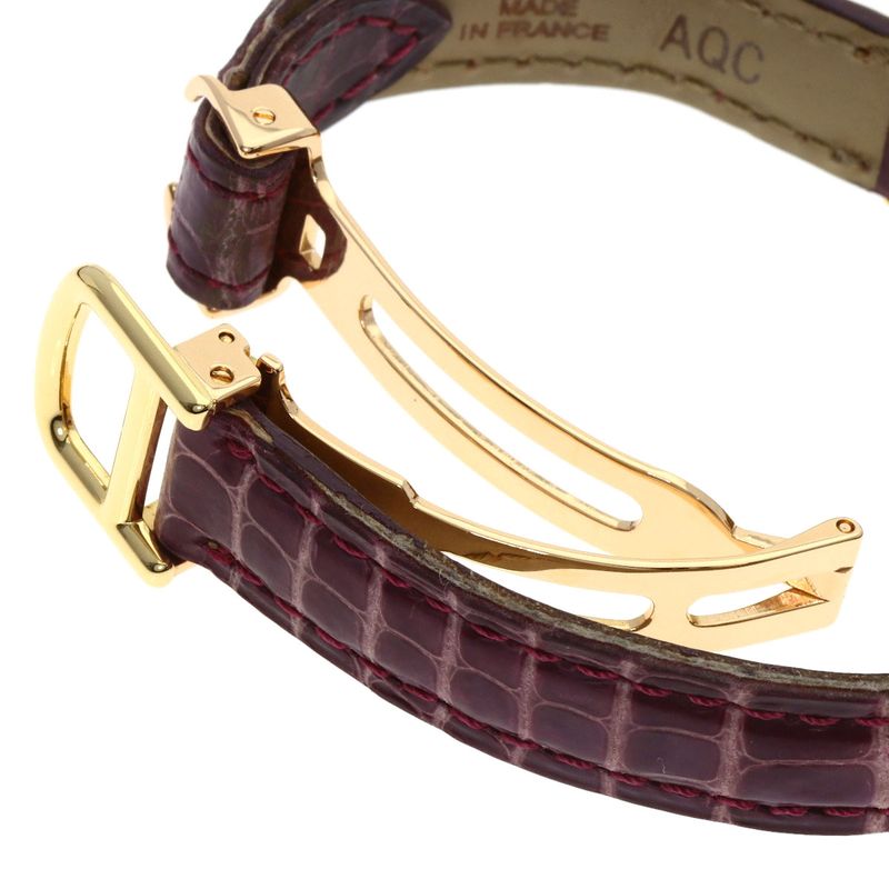 Cartier Must Colise Watch 18K Yellow Gold Leather