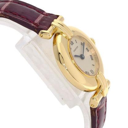 Cartier Must Colise Watch 18K Yellow Gold Leather