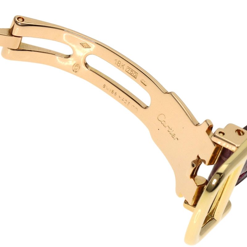 Cartier Must Colise Watch 18K Yellow Gold Leather