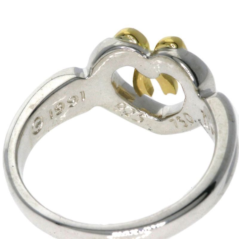 Tiffany & Co. Heart Ribbon Ring 18K Yellow Gold