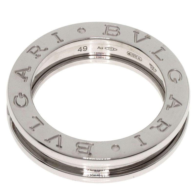 Bvlgari B-zero One Band 49 Ring 18K White Gold