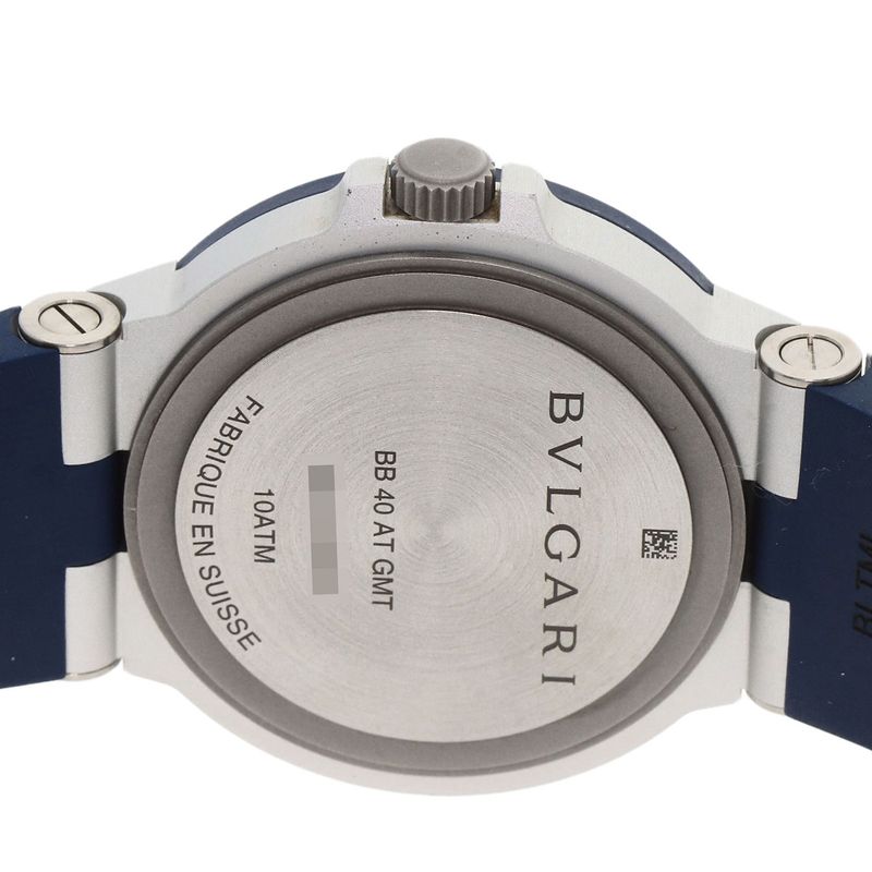 Bvlgari Aluminum Gmt Watch Rubber