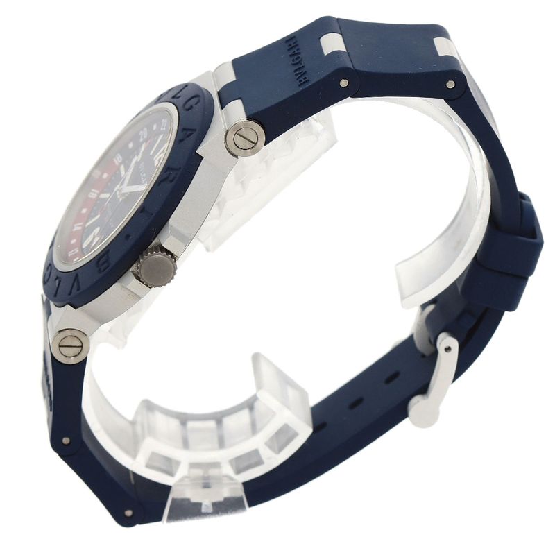 Bvlgari Aluminum Gmt Watch Rubber