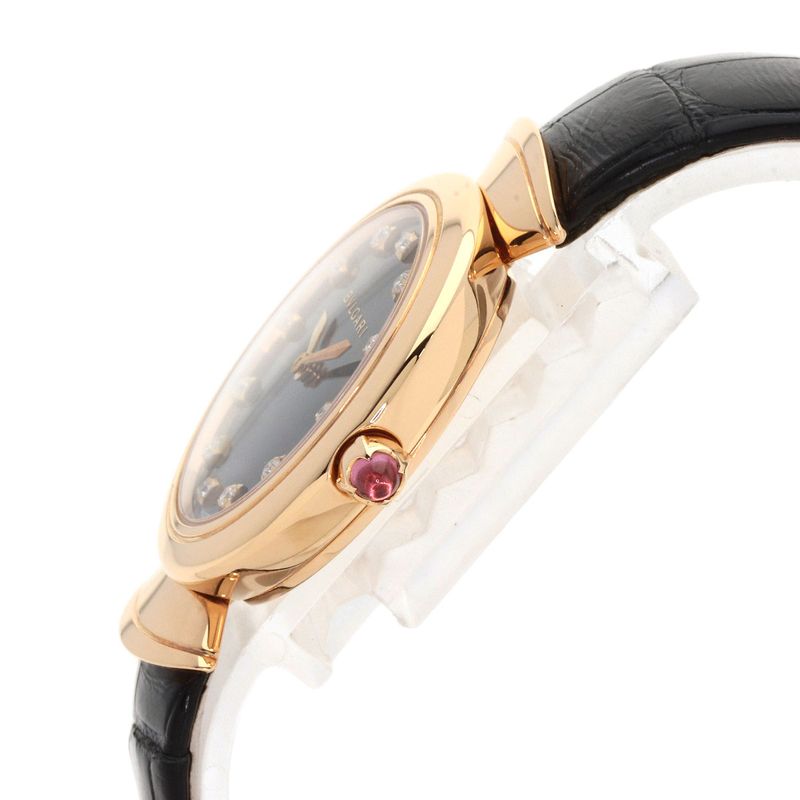Bvlgari Diva Dream Watch 18K Pink Gold Leather