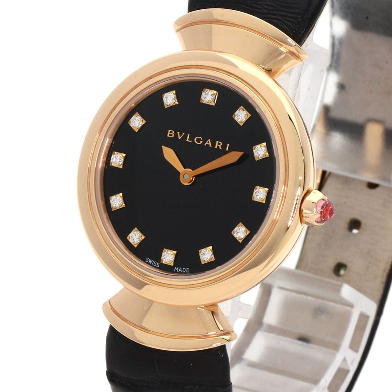 Bvlgari Diva Dream Watch 18K Pink Gold Leather