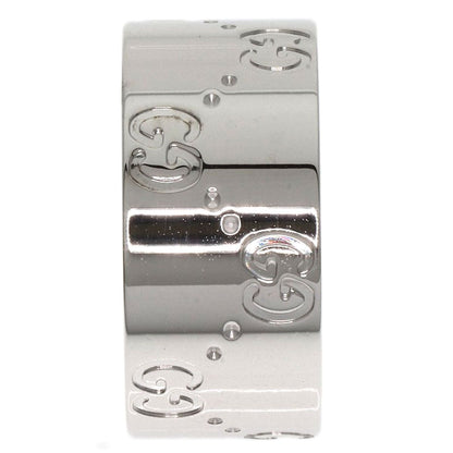 Gucci GG Icon Wide Ring 18K White Gold
